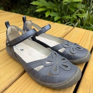 Jambu Magnolia Cutout Mary Jane Flats